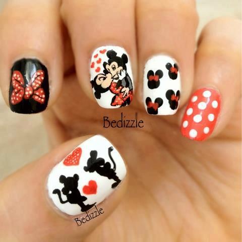 diseños-uñas-Minnie-y-Micky-Mouse-Nail-Art-Design-06