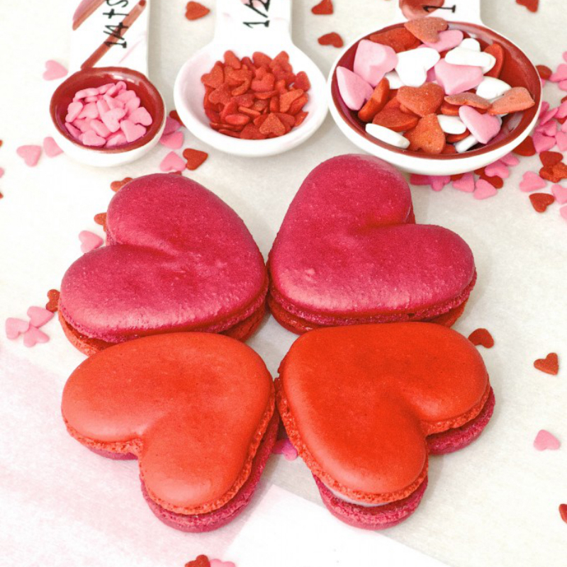 11.-Valentines-Heart-Shaped-Macaron
