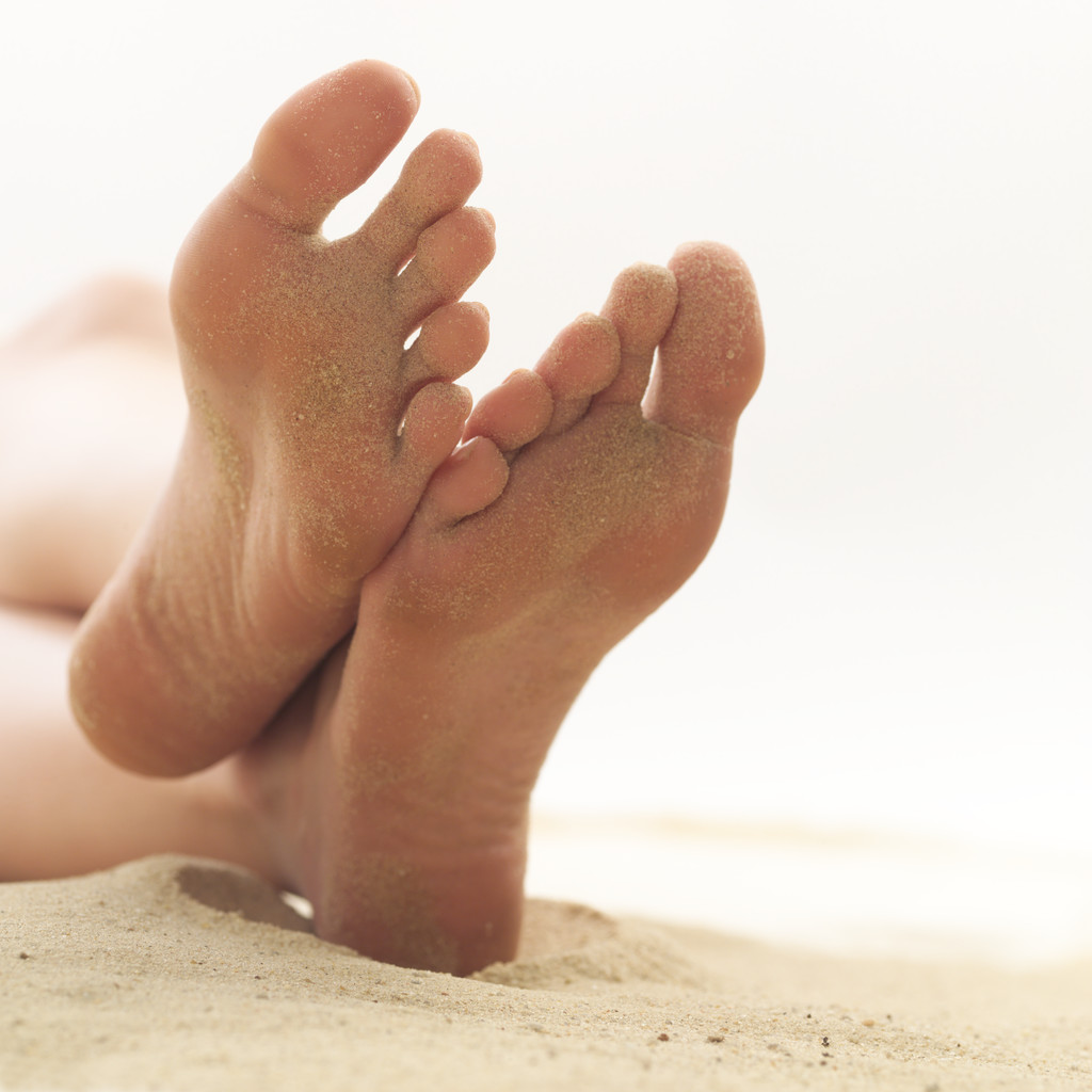 Bare Feet on Sand