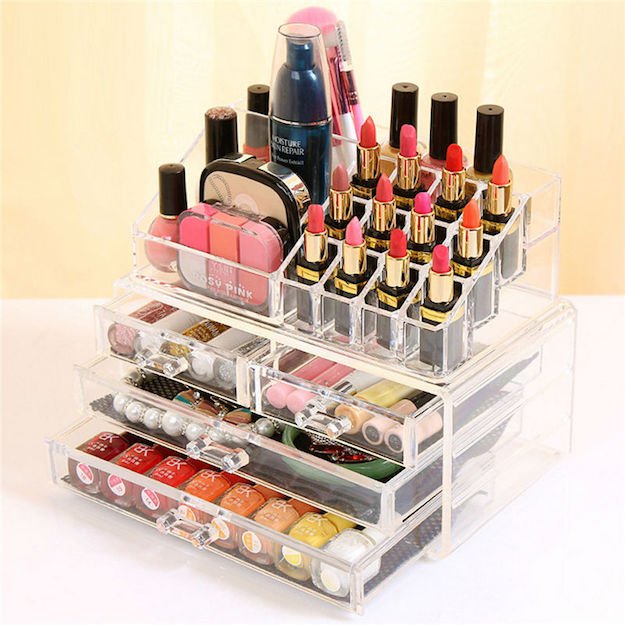 Acrylic-Makeup-Storage