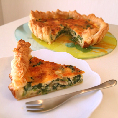 Bacon and Spinach Quiche