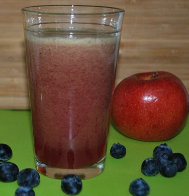apple and blueberry