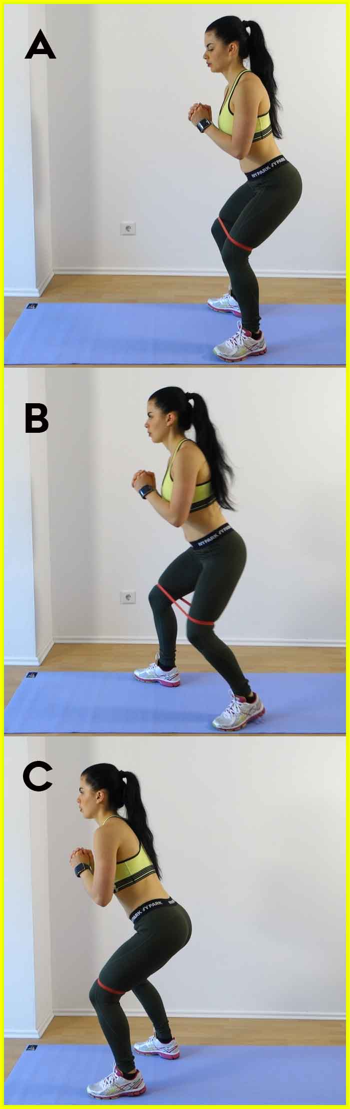 SQUAT-BAND-WALK