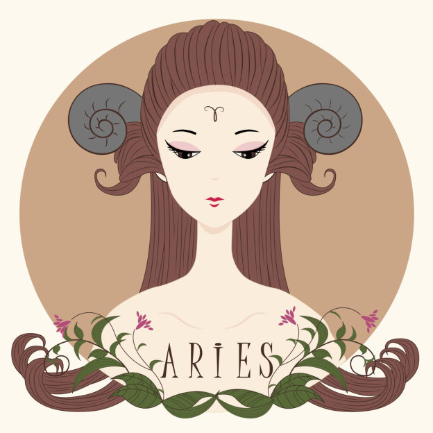 Zodiac girl Aries