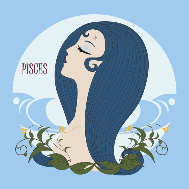 Zodiac girl Pisces