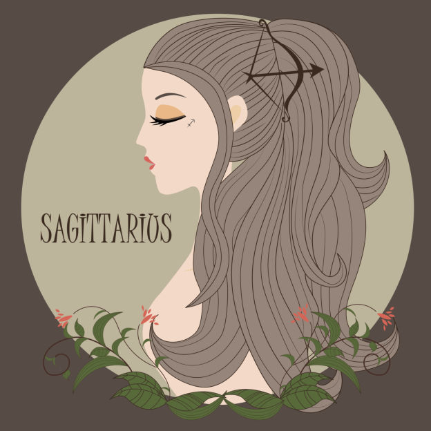 Zodiac girl Sagittarius