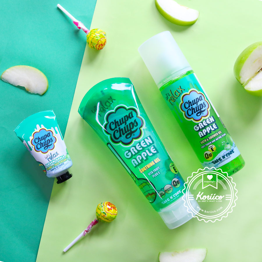 Chupa Chups Green Apple Milky Bath & Shower