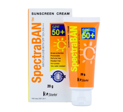 SpectraBAN Anti UVA-UVB Sunscreen Cream SPF50+
