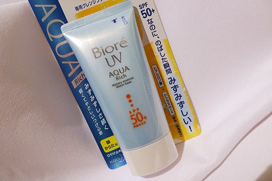 biore uv aqua rich watery essence spf50+ pa++++ 1