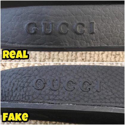 รองเท้า แตะ gucci แท้ มือ2