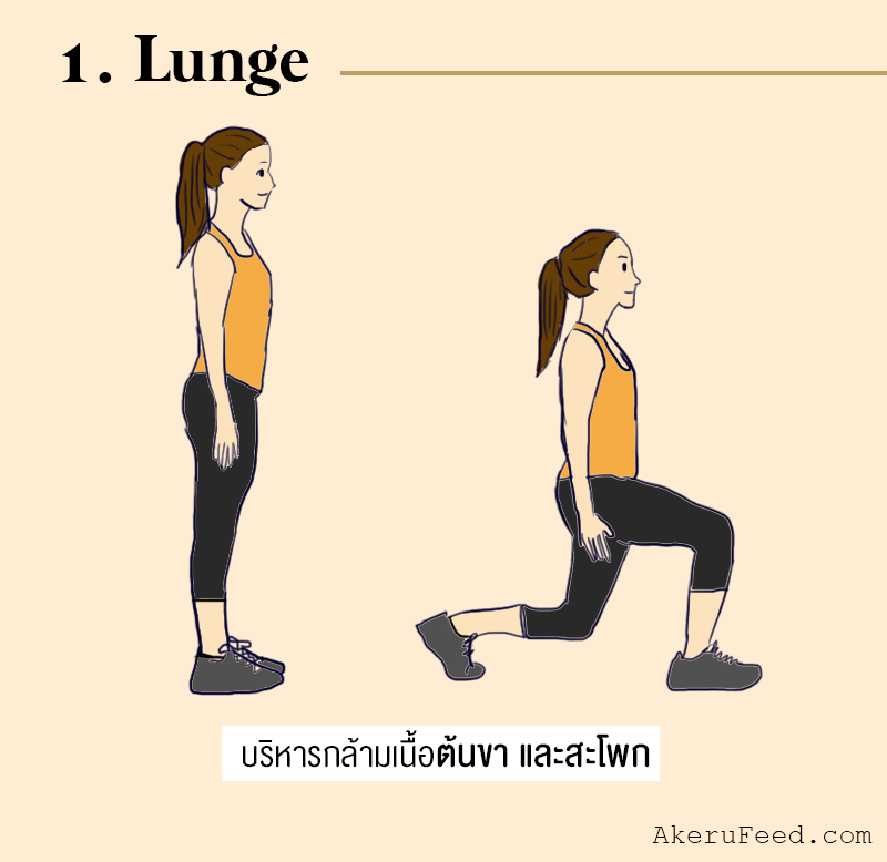 ท่าออกกําลังกายพื้นฐาน 10 ท่า