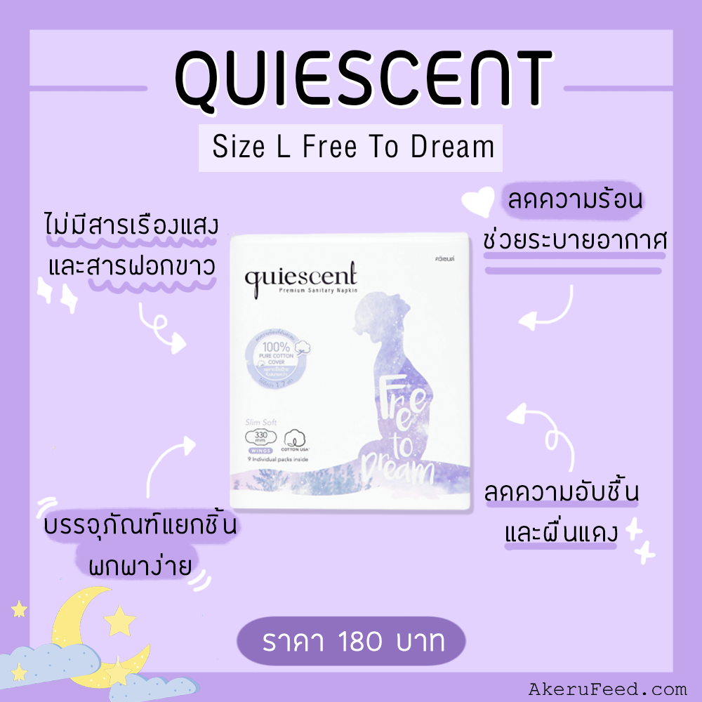 Quiescent Size L Free To Dream